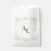 Rococo Floral Antiek Lijst bruiloft Bedankzakje (Voorkant)