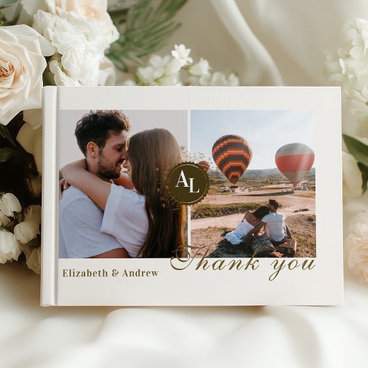 Rococo Floral Antiek Lijst Trouwfoto Gastenboek