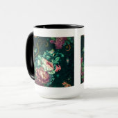 Rococo Floral Decoration Combo Mok, 15 oz Mok (Voorkant links)