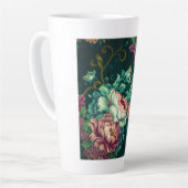 Rococo Floral Decoration Latte Mok (Linkerhoek)