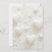 Rococo Floral Tea Galentine Brunch Soft Pastels Kaart (Achterkant)