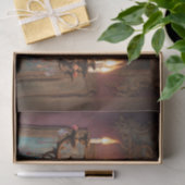 Rococo Franse kroonluchter 3 Decoupage Papier (Geschenk)