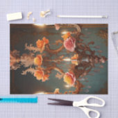 Rococo Franse kroonluchter 4 Decoupage Papier (Craft)