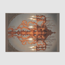 Rococo Franse kroonluchter Decoupage Papier 5