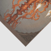 Rococo Franse kroonluchter Decoupage Papier 5 (Detail)