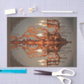 Rococo Franse kroonluchter Decoupage Papier 5 (Craft)