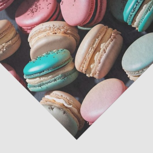 Rococo Franse Macarons Decoupage Papier 1 (Detail)