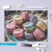 Rococo Franse Macarons Decoupage Papier 4 (Craft)