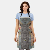 Rococo French Garden Apron Schort (Gedragen)