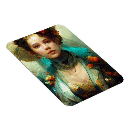 Rococo Future Sci-Fi Fantasy Magneet (Rechterzijde)