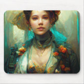 Rococo Future Sci-Fi Fantasy Muismat (Voorkant)