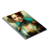 Rococo Future Sci-Fi Fantasy Notitieboek (Rechterzijde)