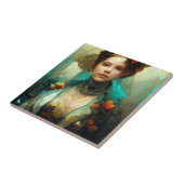 Rococo Future Sci-Fi Fantasy Tegeltje (Zijkant)