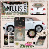 Rococo Garden Acrylic Keychain