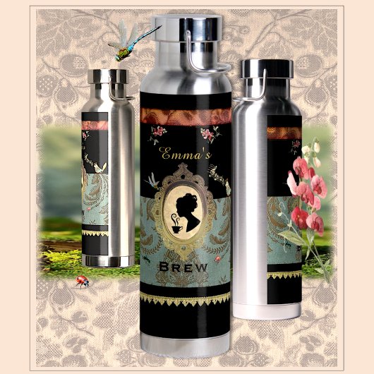 Rococo Garden Insulated Brew Bottle Waterfles
