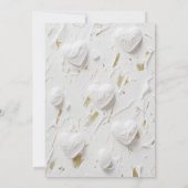 Rococo Garden Window Galentine Brunch Soft Florals Kaart (Achterkant)