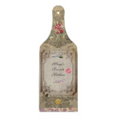 Rococo glazen snijplank (Voorkant)