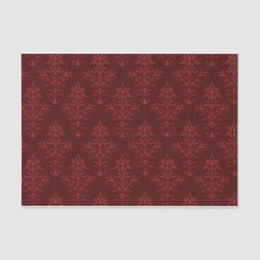 Rococo in het rood tissuepapier (Voorkant)