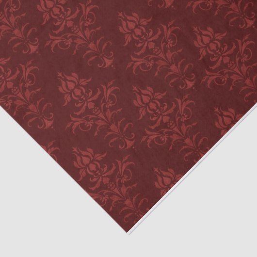 Rococo in het rood tissuepapier (Detail)