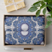 Rococo Indigo Beauful Tissuepapier (Geschenk)