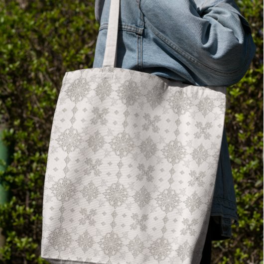 Rococo-kantpatroon Tote Bag