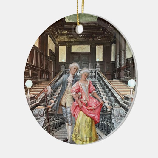 Rococo Keramisch Ornament (Links)