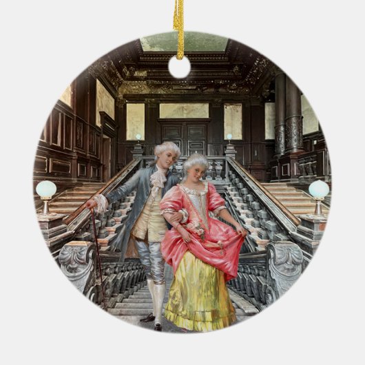 Rococo Keramisch Ornament (Achterkant)