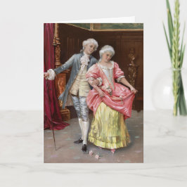 Rococo Koppel Bedankkaart