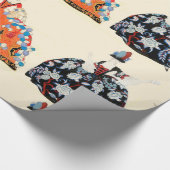 ROCOCO LADIES ART DECO MODE COSTUME ONTWERP CADEAUPAPIER (Hoek)