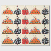 ROCOCO LADIES ART DECO MODE COSTUME ONTWERP CADEAUPAPIER (Vlak)