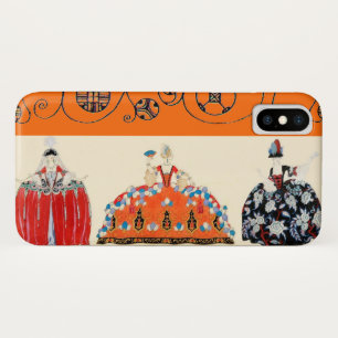 ROCOCO LADY ART DECO BEAUTY MODE COSTUME ONTWERP Case-Mate iPhone CASE