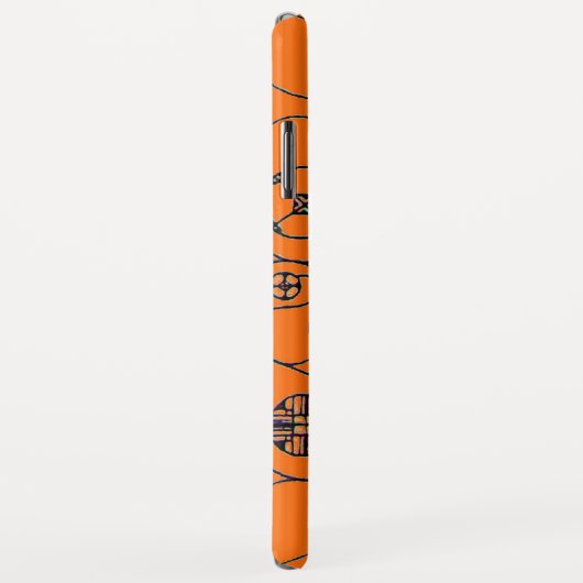 ROCOCO LADY ART DECO BEAUTY MODE COSTUME ONTWERP Case-Mate iPhone CASE (Achterkant/rechts)