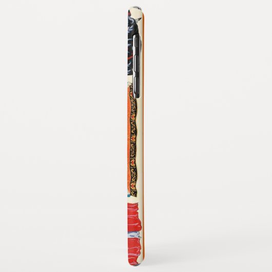 ROCOCO LADY ART DECO BEAUTY MODE COSTUME ONTWERP Case-Mate iPhone CASE (Achterkant/links)