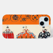 ROCOCO LADY ART DECO BEAUTY MODE COSTUME ONTWERP Case-Mate iPhone CASE (Achterkant (horizontaal))