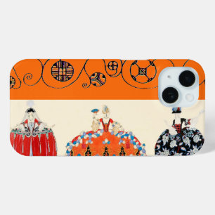 ROCOCO LADY ART DECO BEAUTY MODE COSTUME ONTWERP iPhone 15 CASE