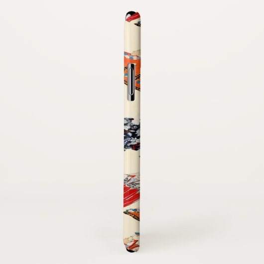 ROCOCO LADY ART DECO BEAUTY MODE COSTUME ONTWERP Case-Mate iPhone CASE (Achterkant / rechts)