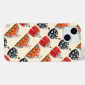 ROCOCO LADY ART DECO BEAUTY MODE COSTUME ONTWERP Case-Mate iPhone CASE (Achterkant (horizontaal))