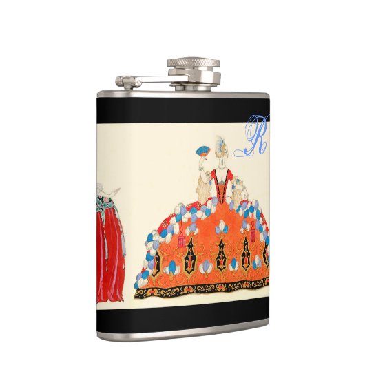 ROCOCO LADY ART DECO MODE COSTUME MONOGRAM HEUPFLES (Rechts)