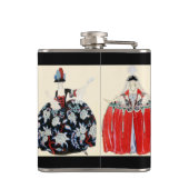 ROCOCO LADY ART DECO MODE COSTUME MONOGRAM HEUPFLES (Achterkant)