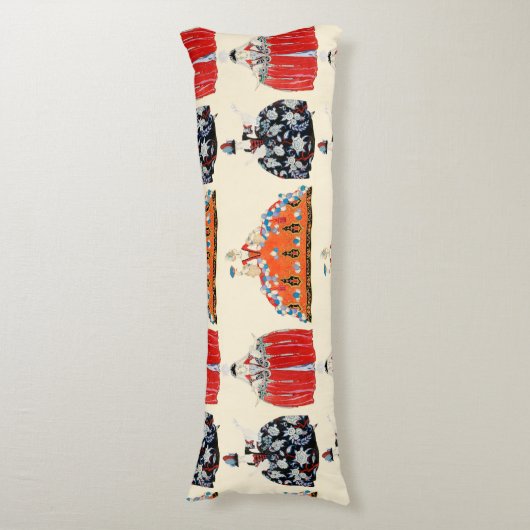 ROCOCO LADY BEAUTY, MODE KOSTUME DECO LICHAAMSKUSSEN (Voorkant Verticaal)