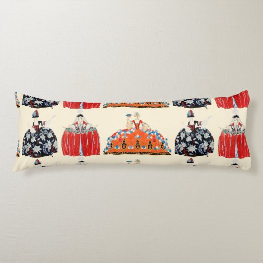 ROCOCO LADY BEAUTY, MODE KOSTUME DECO LICHAAMSKUSSEN (Voorkant)