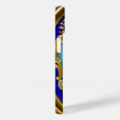 ROCOCO LADY MET PINKROSES Case-Mate iPhone CASE (Achterkant / Rechts)