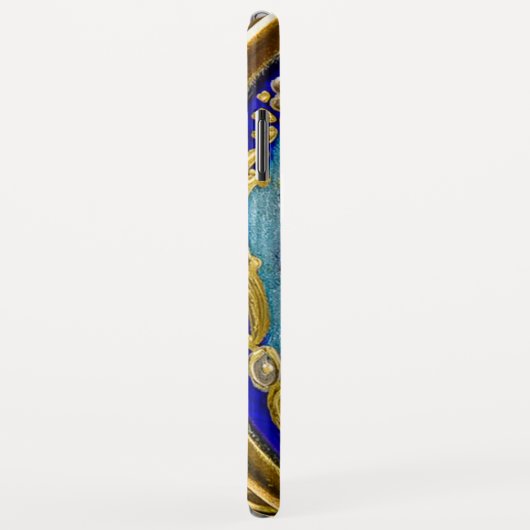 ROCOCO LADY MET PINKROSES Case-Mate iPhone CASE (Achterkant/rechts)