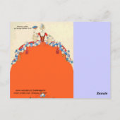 ROCOCO LADY MODE COSTUME DESIGNER MAKEUP ARTIST BRIEFKAART (Achterkant)