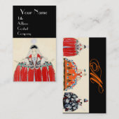 ROCOCO LADY MODE COSTUME DESIGNER MAKEUP ARTIST VISITEKAARTJE (Voorkant / Achterkant)