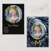 ROCOCO LADY, PINK ROSES EN FIGHTGRIFFINS VISITEKAARTJE (Voorkant / Achterkant)