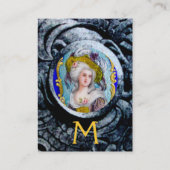 ROCOCO LADY, PINK ROSES EN FIGHTGRIFFINS VISITEKAARTJE (Achterkant)