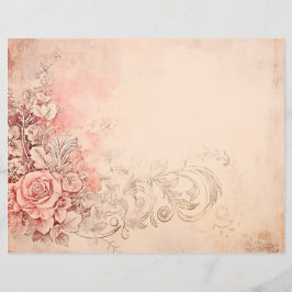 Rococo Liefde Letter Scrapbook Papier