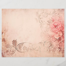 Rococo Liefde Letter Scrapbook Papier