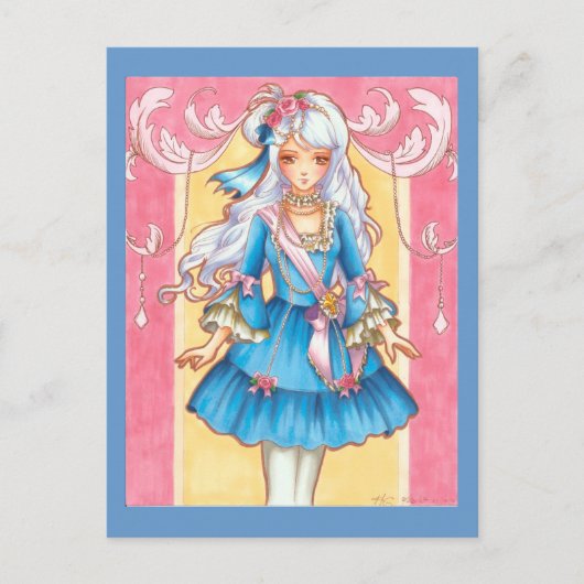 Rococo Lolita Briefkaart (Voorkant)